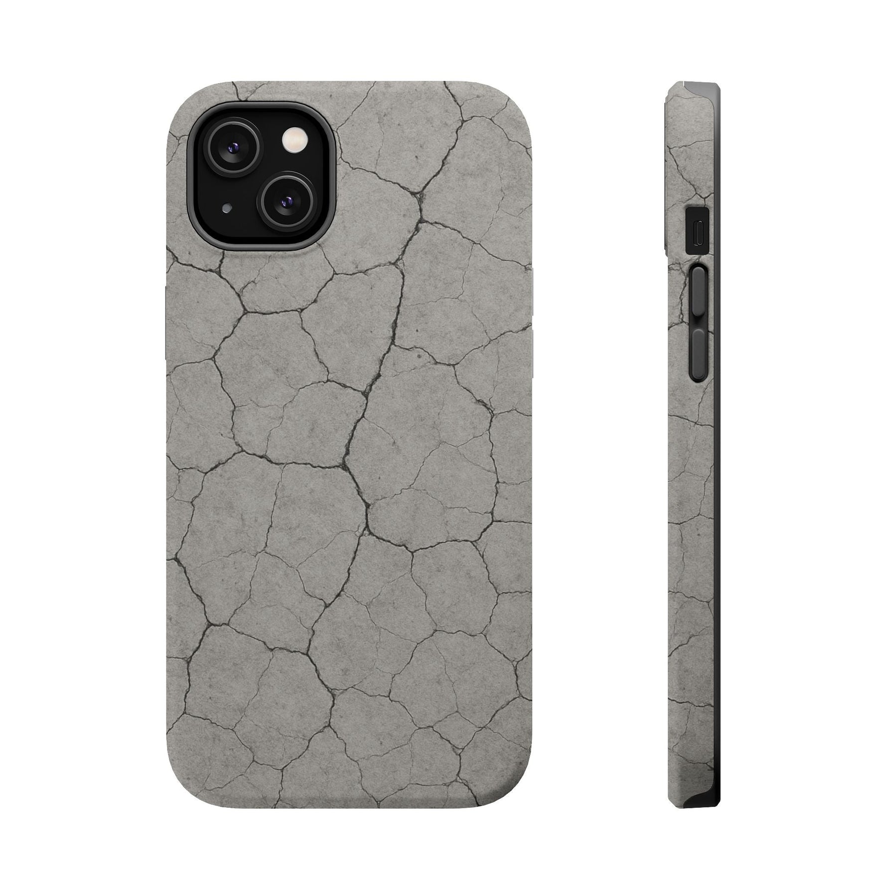 Cracked Concrete Texture iPhone Case with MagSafe compatibility  Shamo's iPhone 14 Plus / Matte