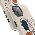 "Connected Lines" Minimalist iPhone Case — MagSafe, Magnetic Impact-Resistant  Shamo's