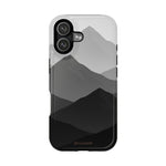 Monochrome Mountain Design iPhone Case | MagSafe
