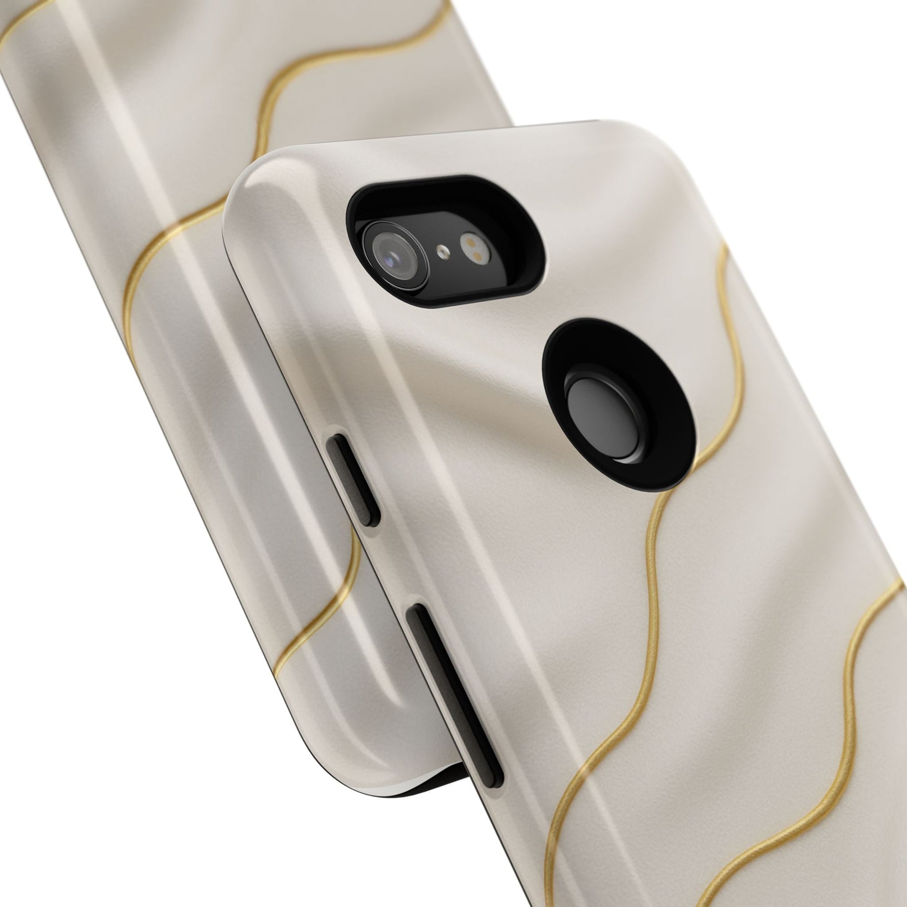 Elegant Gold Wave Tough iPhone Case  Shamo's