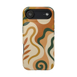 Abstract Earth-Tone Impact iPhone Case — MagSafe  Shamo's iPhone 17 Air / Glossy