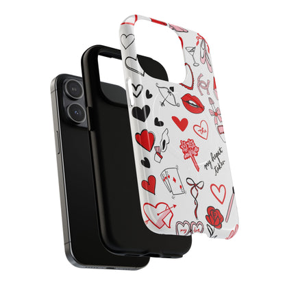 Love Doodle Tough iPhone Case (MagSafe compatible)