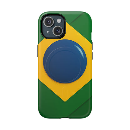 Brazil Flag iPhone Case | MagSafe