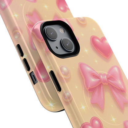 Coquette Sparkle iPhone Case with MagSafe