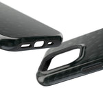 Dark Carbon Fiber Texture Magnetic Impact-Resistant iPhone Case | MagSafe compatible - iPhone 17 Pro Max / Glossy - Shamo's