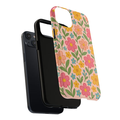 Floral Tough Magnetic MagSafe Phone Case - Stylish Protection for Everyday Use