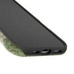 Green Succulent Floral Magnetic Impact-Resistant iPhone Case, MagSafe Compatible - iPhone 17 / Glossy - Shamo's