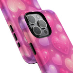 Glitter Hearts Cases for iPhones with MagSafe - Shamo's