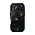 Gold Fireworks Celebration iPhone Case with MagSafe - Shamo's
