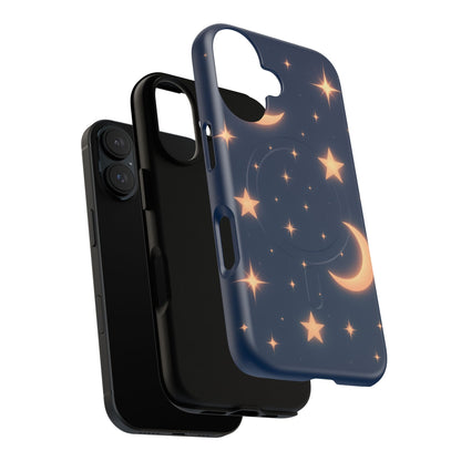 Moon Glow Magic Case for iPhone - Star and Moon Design | MagSafe