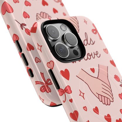 Hands in Love iPhone Case - Compatible with MagSafe  Shamo's