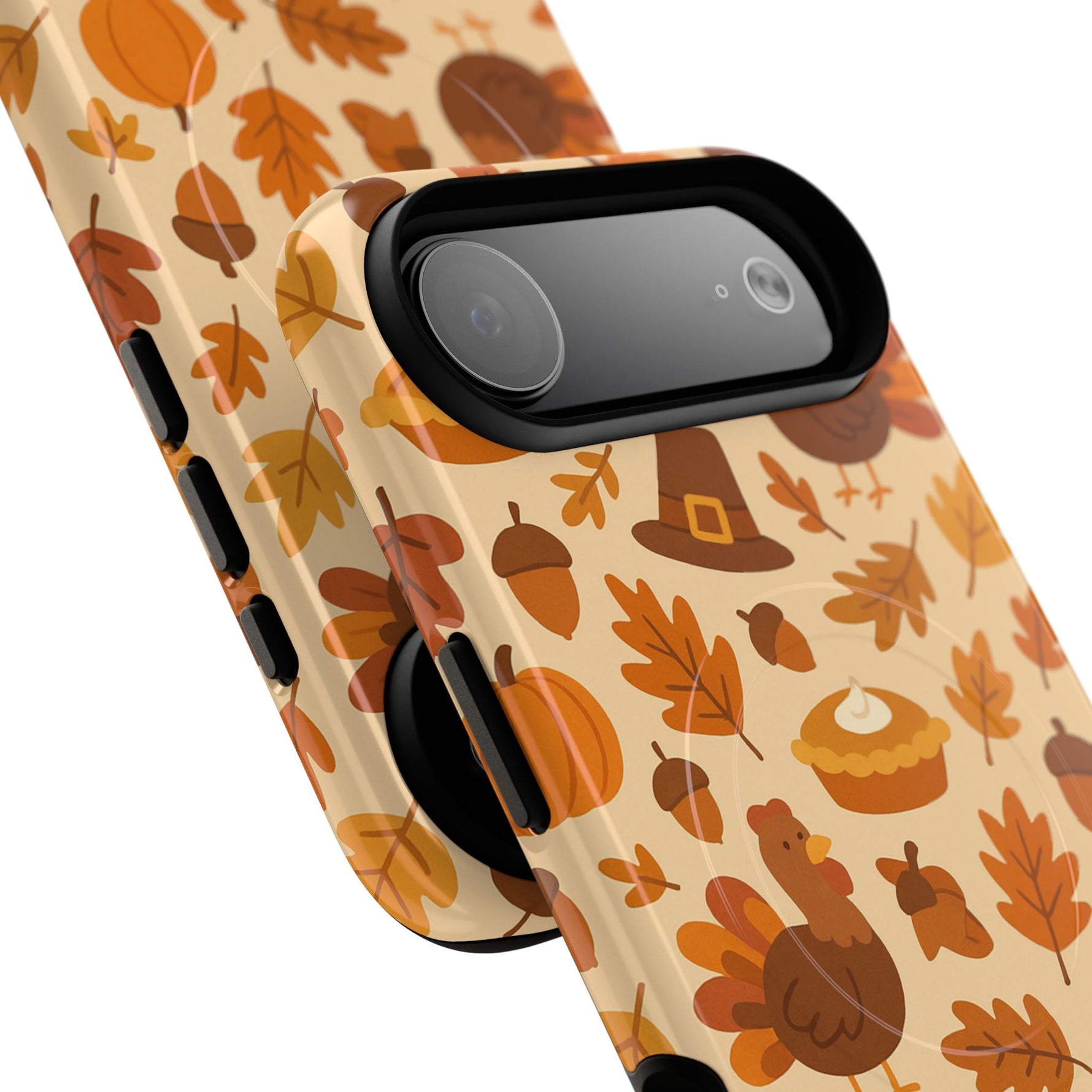 Thanksgiving-Themed Tough Magnetic iPhone Case | Compatible with MagSafe - Shamo's