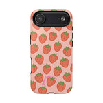 Strawberry Pattern Magnetic Phone Case | Berry Sweet Love