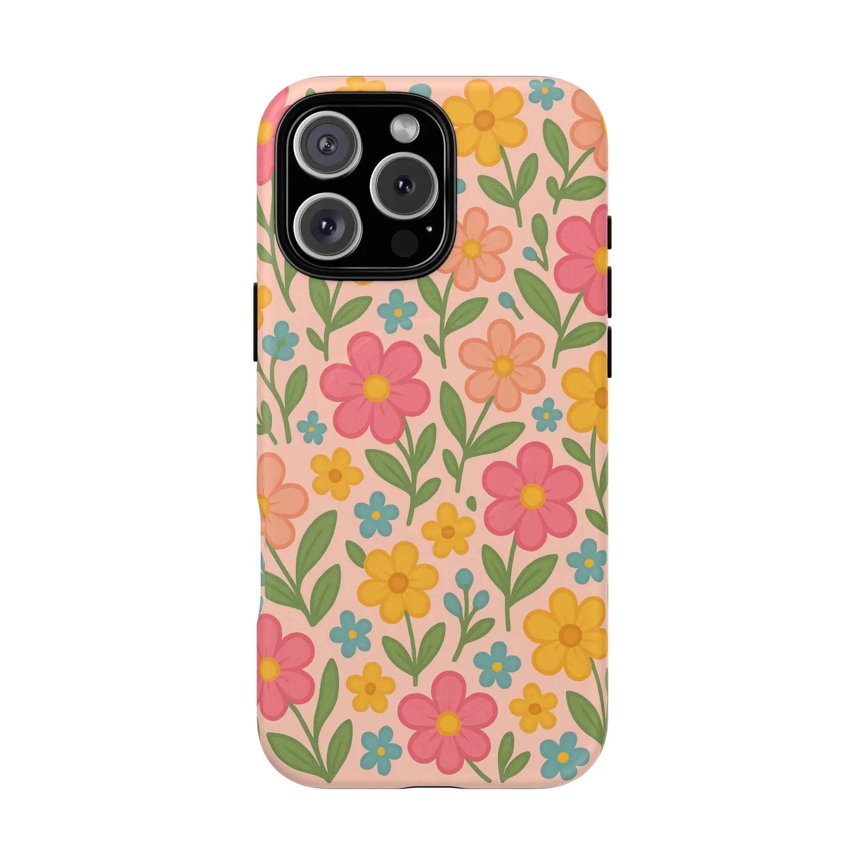 Floral Tough Magnetic MagSafe Phone Case - Stylish Protection for Everyday Use