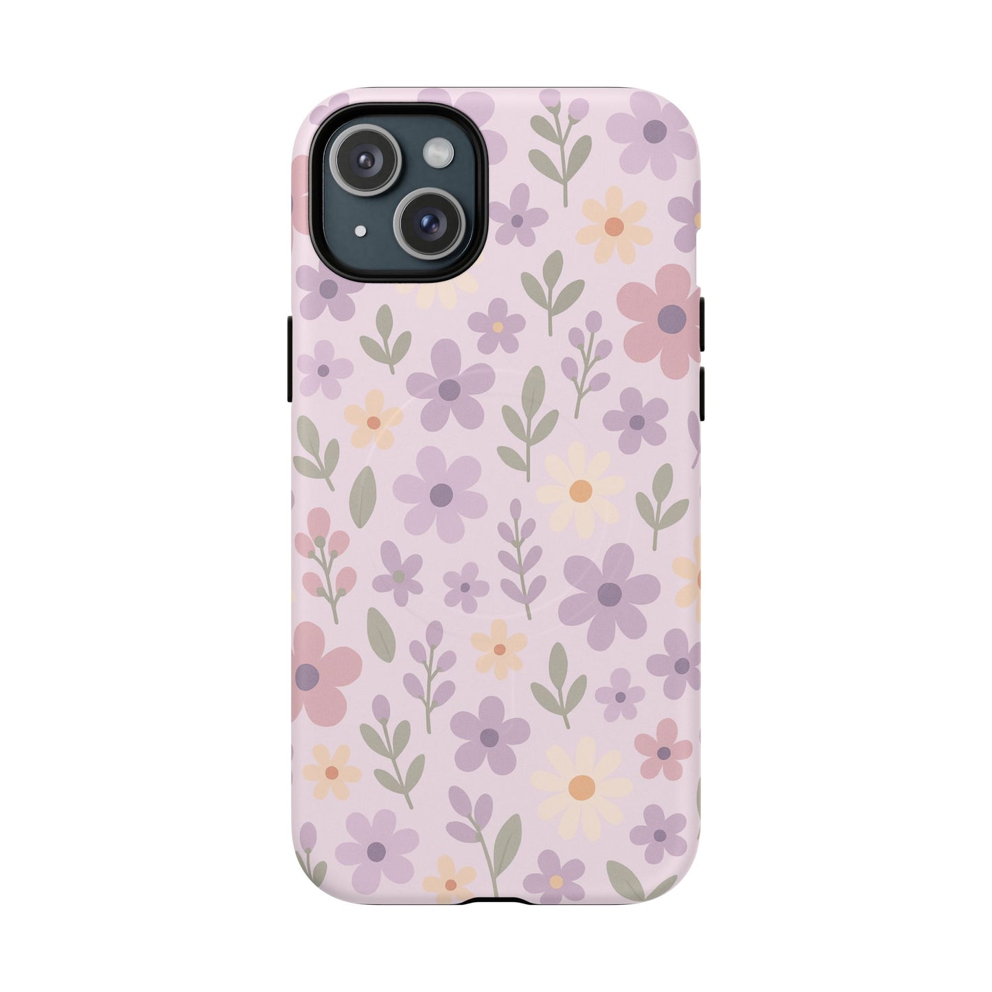 Floral Magnetic | Compatible with MagSafe Phone Case - Stylish and Durable Protection
