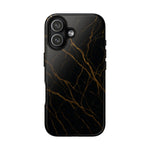 Black Marble Tough iPhone Case  Shamo's iPhone 17 / Glossy