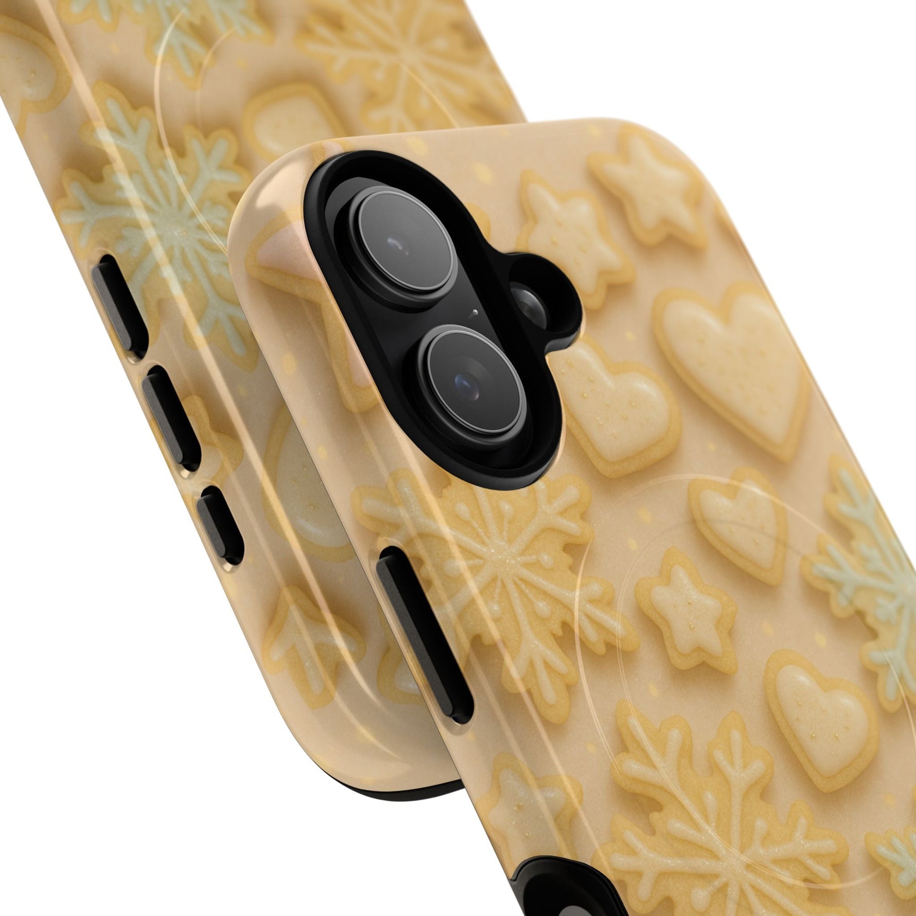 Heart & Snowflake Holiday iPhone Case — compatible with MagSafe  Shamo's