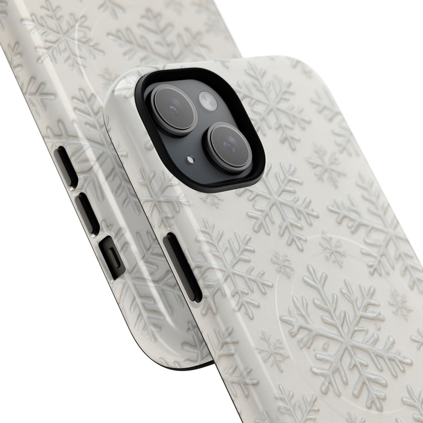 Snowflake Texture iPhone Case compatible with MagSafe - Shamo's