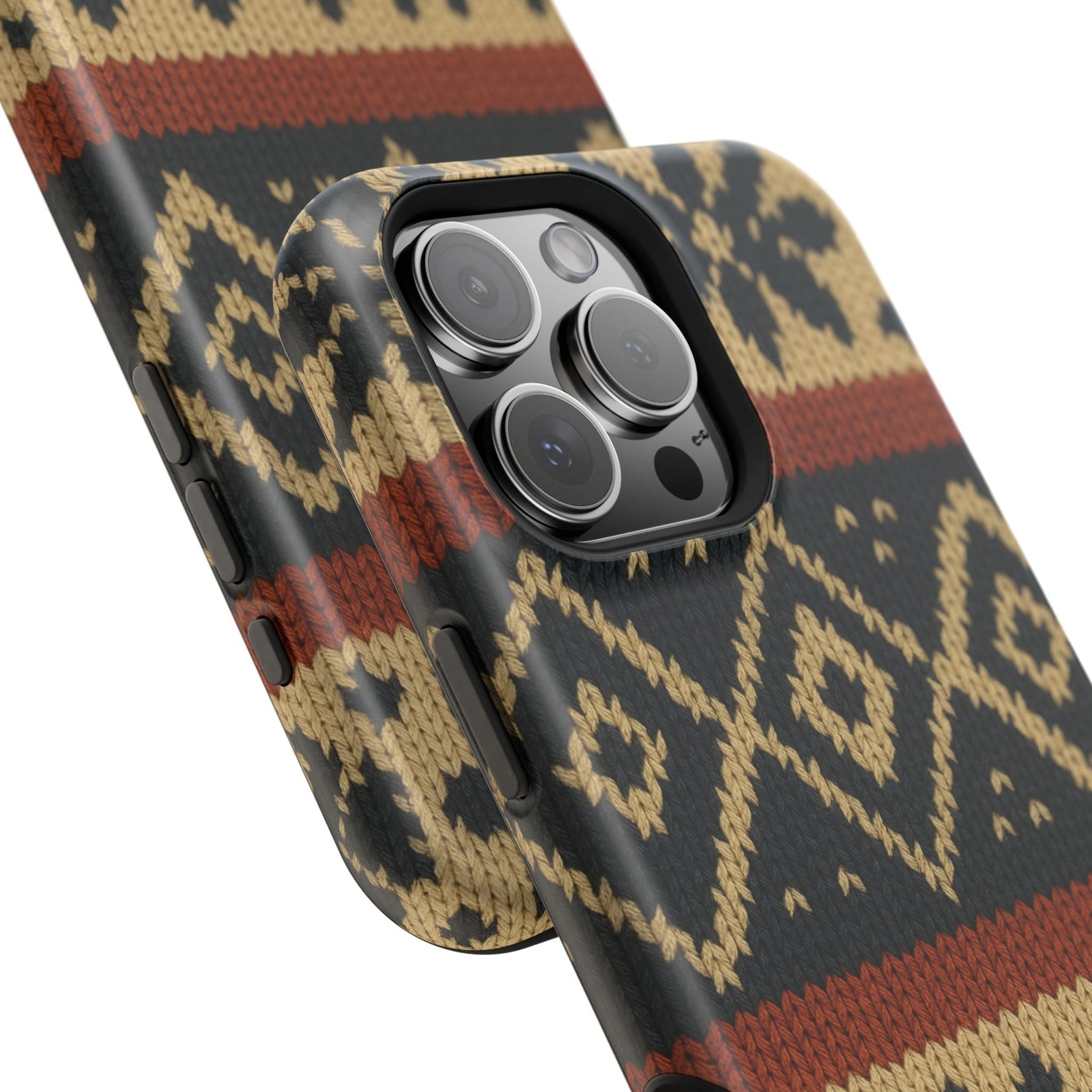 Nordic Knit Pattern MagSafe Impact-Resistant iPhone Case  Shamo's