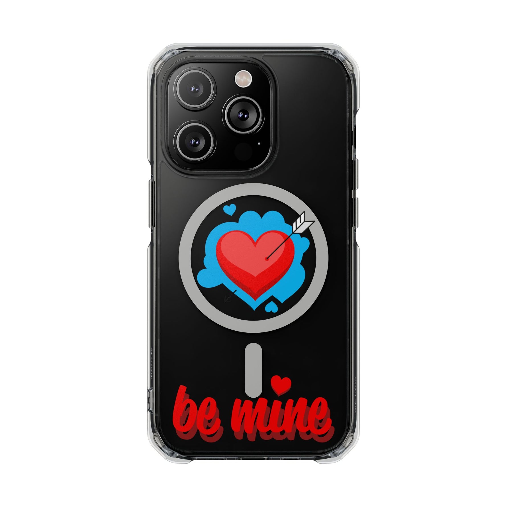 MagSafe-Compatible Clear Phone Case — "Be Mine Love Edition" - iPhone 14 Pro - Shamo's