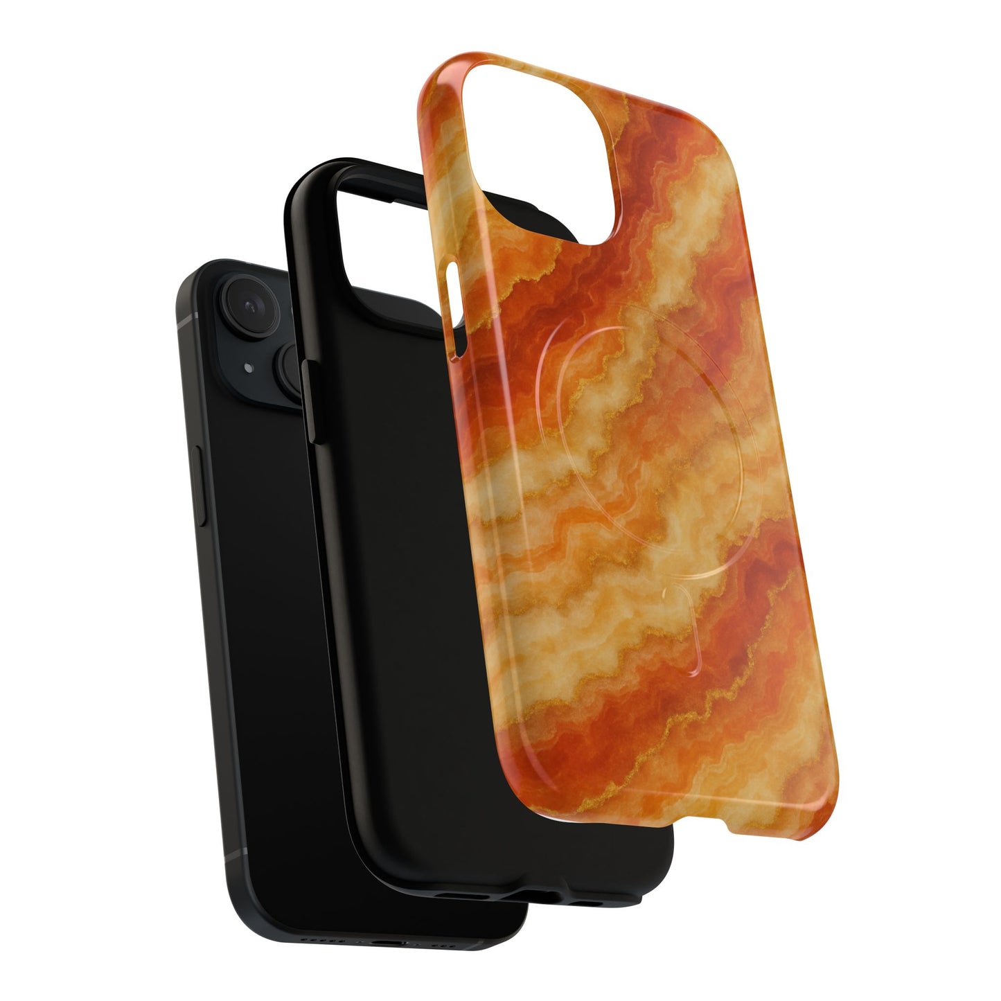 Amber Agate Marble iPhone Case with MagSafe - Shamo's