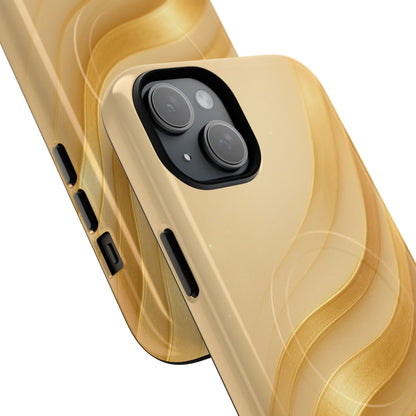 Luxury Series Golden Aura iPhone Case compatible with MagSafe - Shamo's