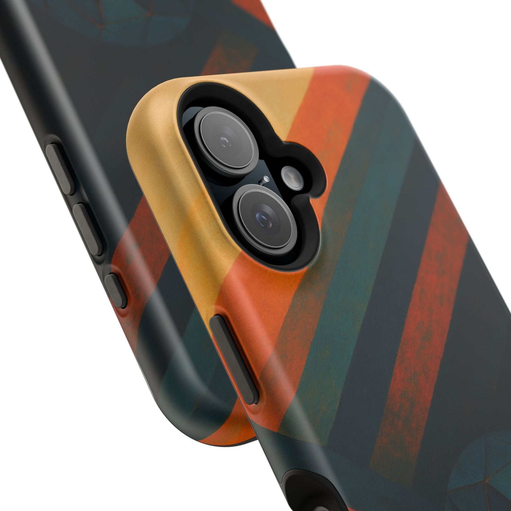 “Geometry of Becoming” Abstract iPhone MagSafe Case — Magnetic Impact-Resistant  Shamo's