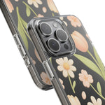 Floral Impact-Resistant Clear iPhone Case  Shamo's