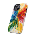 Vibrant Abstract Paint Explosion Impact Phone Case  Shamo's