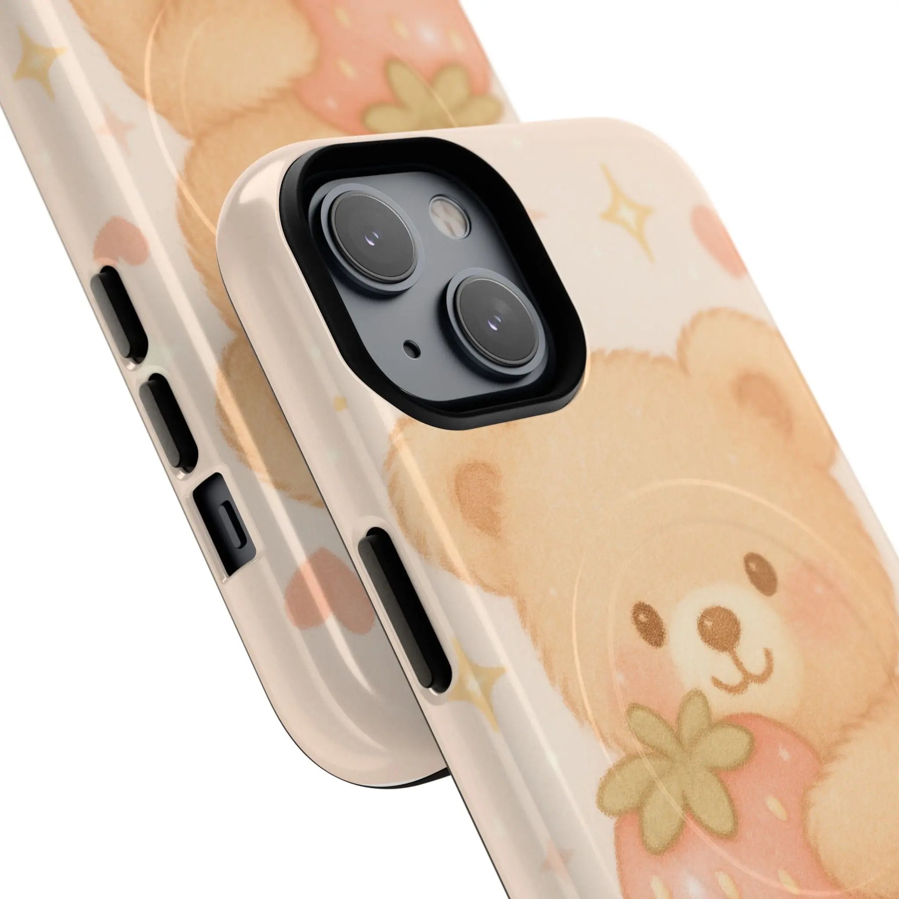 Strawberry Teddy iPhone Case with MagSafe - Shamo's
