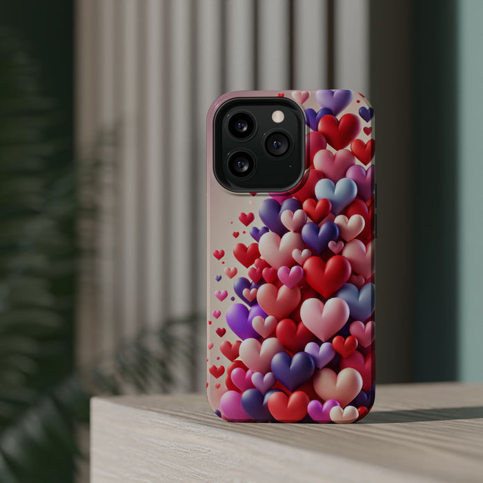 Shamo's Phone Case | MagSafe Compatible | Love Hearts Theme for iPhone 17 and more