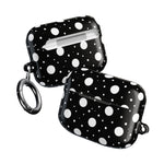 Polka Dot AirPod Case – Black & White Retro Spot Protective Cover