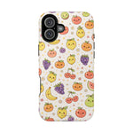Cute Kawaii Fun Fruit Pattern Magnetic Impact-Resistant iPhone Case with MagSafe Compatibility