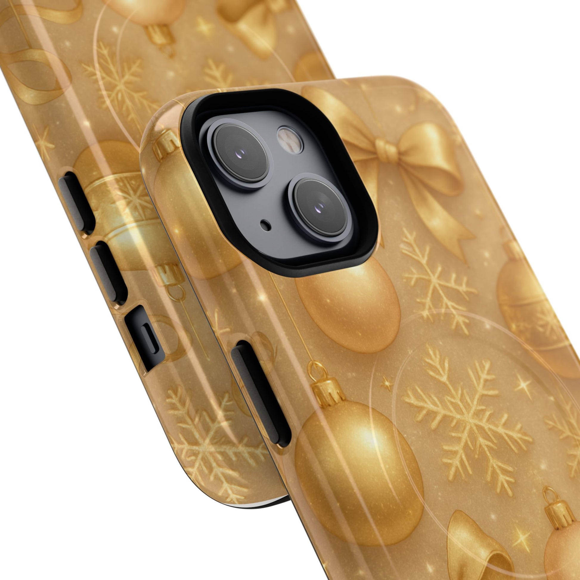 Holiday Gold Ornament iPhone Case | Compatible with MagSafe - Shamo's