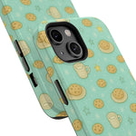 Cookie & Coffee Pattern Tough iPhone Case — Impact-Resistant  Shamo's