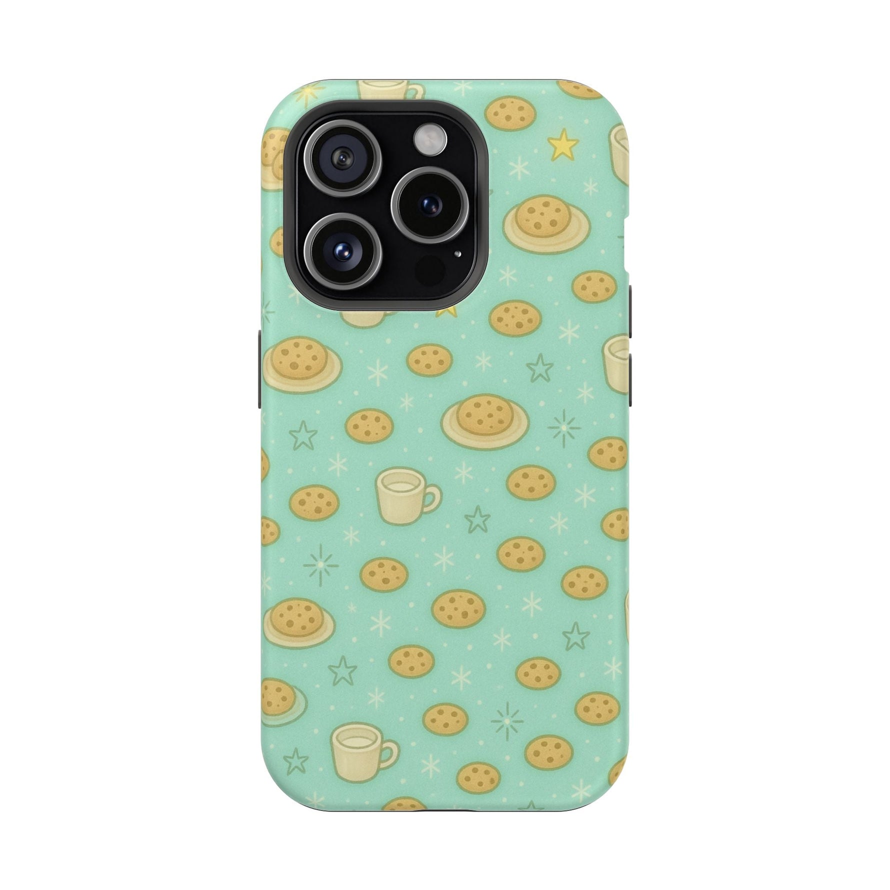 Cookie & Coffee Pattern Tough iPhone Case — Impact-Resistant  Shamo's iPhone 15 Pro / Matte / Without gift packaging