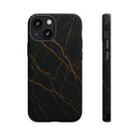 Black Marble Tough iPhone Case - Shamo's