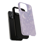 Celestial Lavender iPhone Case — Moon & Stars MagSafe Compatible - Shamo's