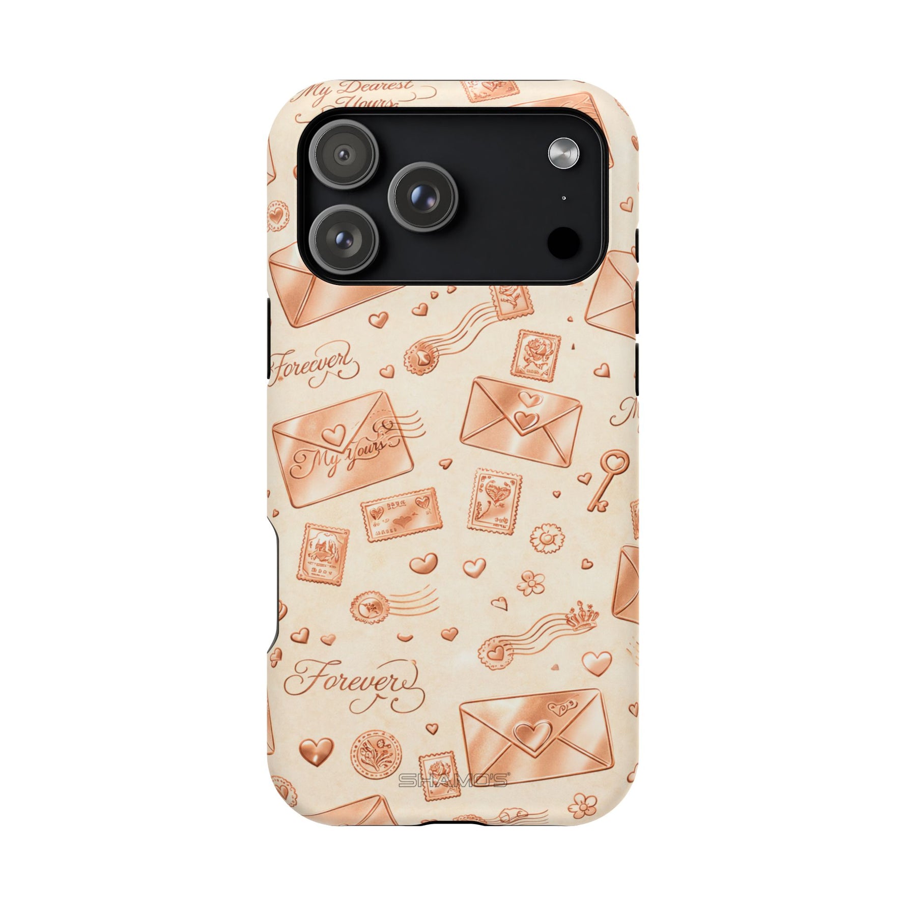 Vintage Love Letter iPhone Case — MagSafe Compatible, Impact-Resistant & Shockproof - iPhone 17 Pro Max / Matte - Shamo's