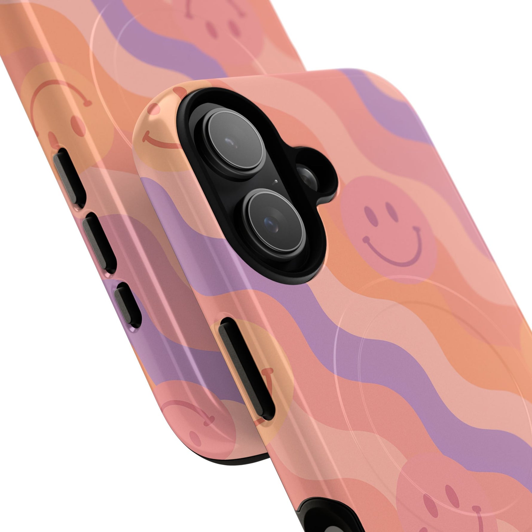 Groovy Smiley Faces Retro iPhone Case | MagSafe - Shamo's