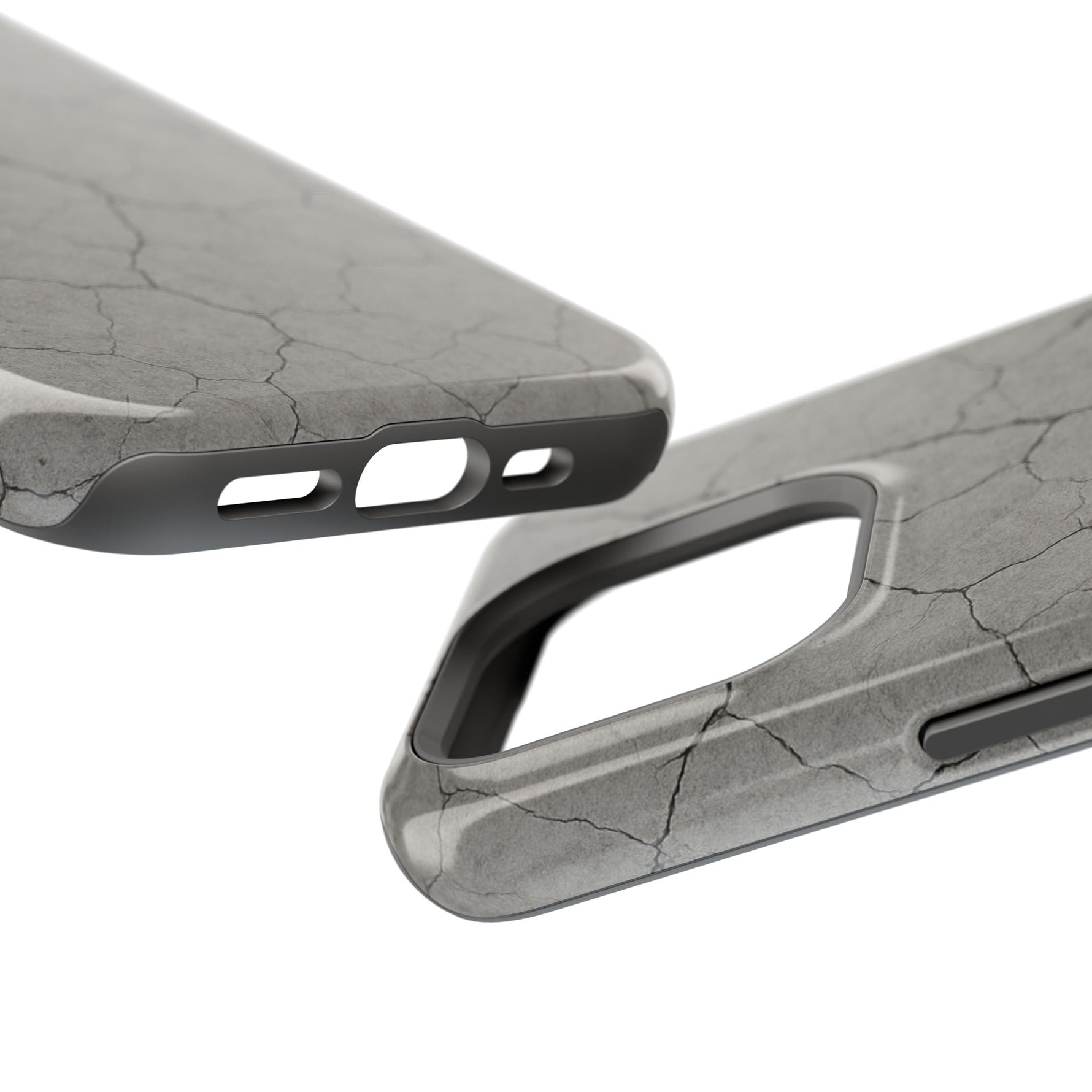 Cracked Concrete Texture iPhone Case with MagSafe compatibility  Shamo's