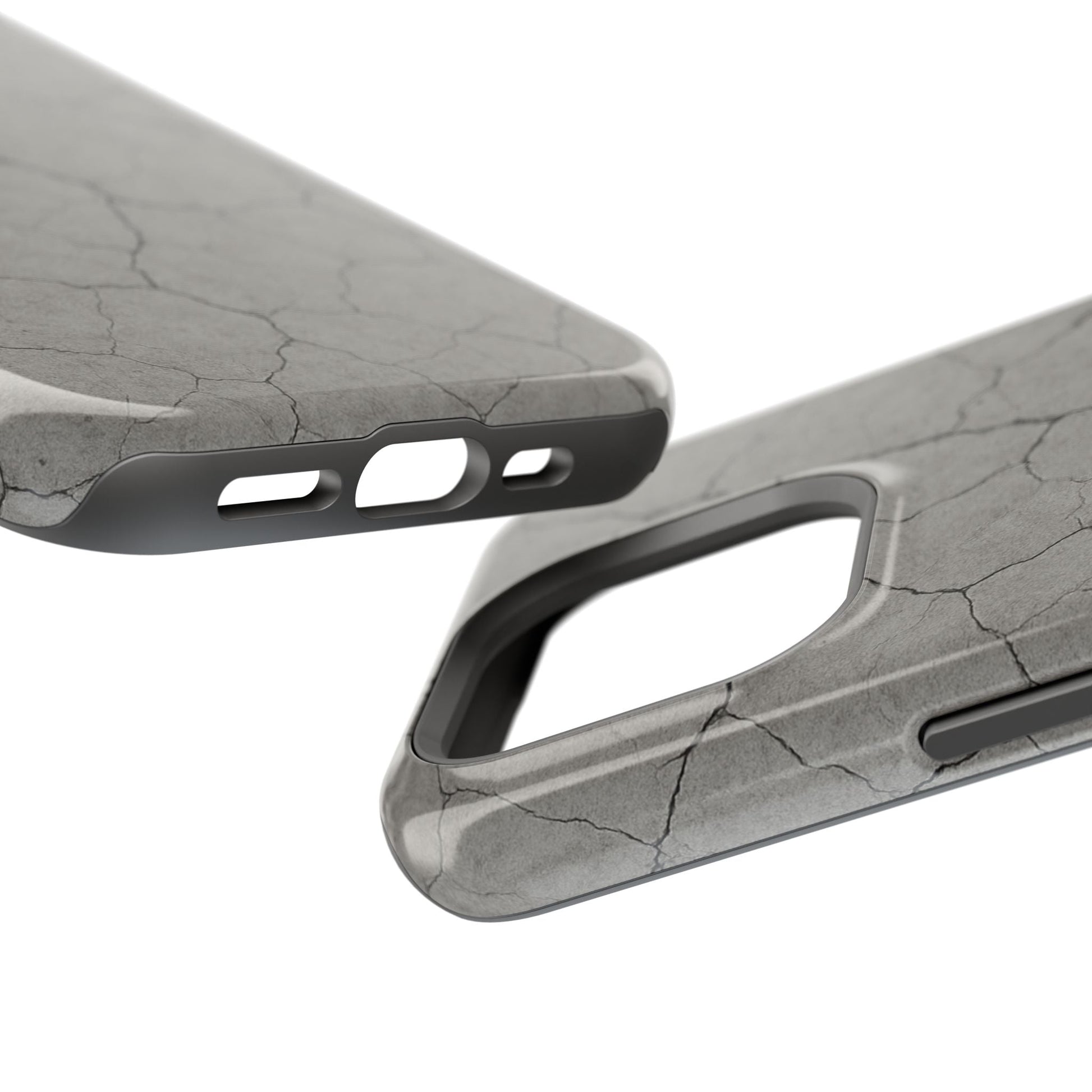 Cracked Concrete Texture iPhone Case with MagSafe compatibility  Shamo's
