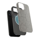 Cracked Concrete Texture iPhone Case with MagSafe compatibility  Shamo's