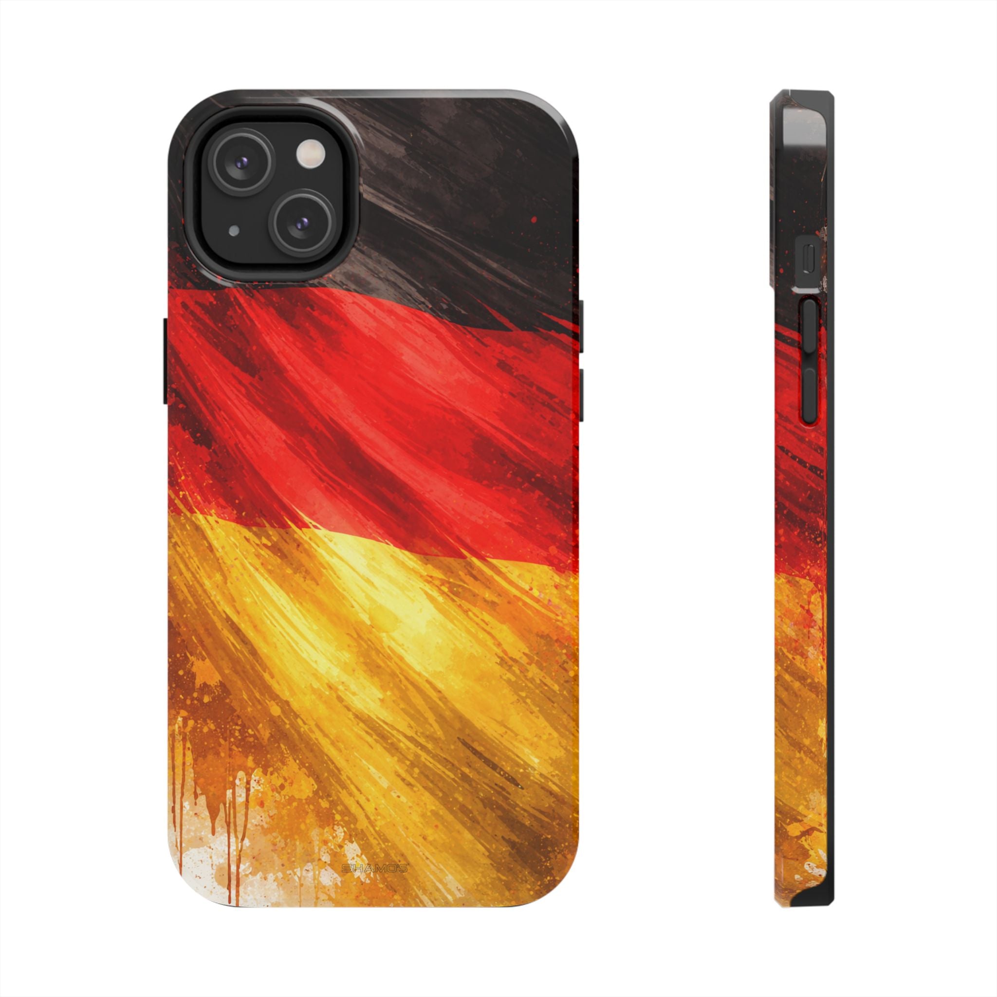 German Flag Tough Phone Case - iPhone 14 Plus - Shamo's