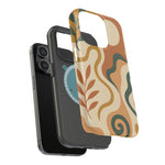 Abstract Earth-Tone Impact iPhone Case — MagSafe  Shamo's