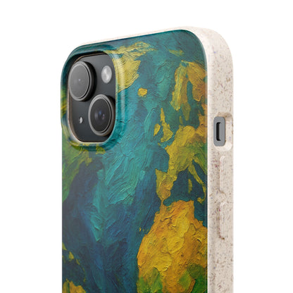 Biodegradable Phone Case — Earth Illustration Eco-Friendly Case  Shamo's