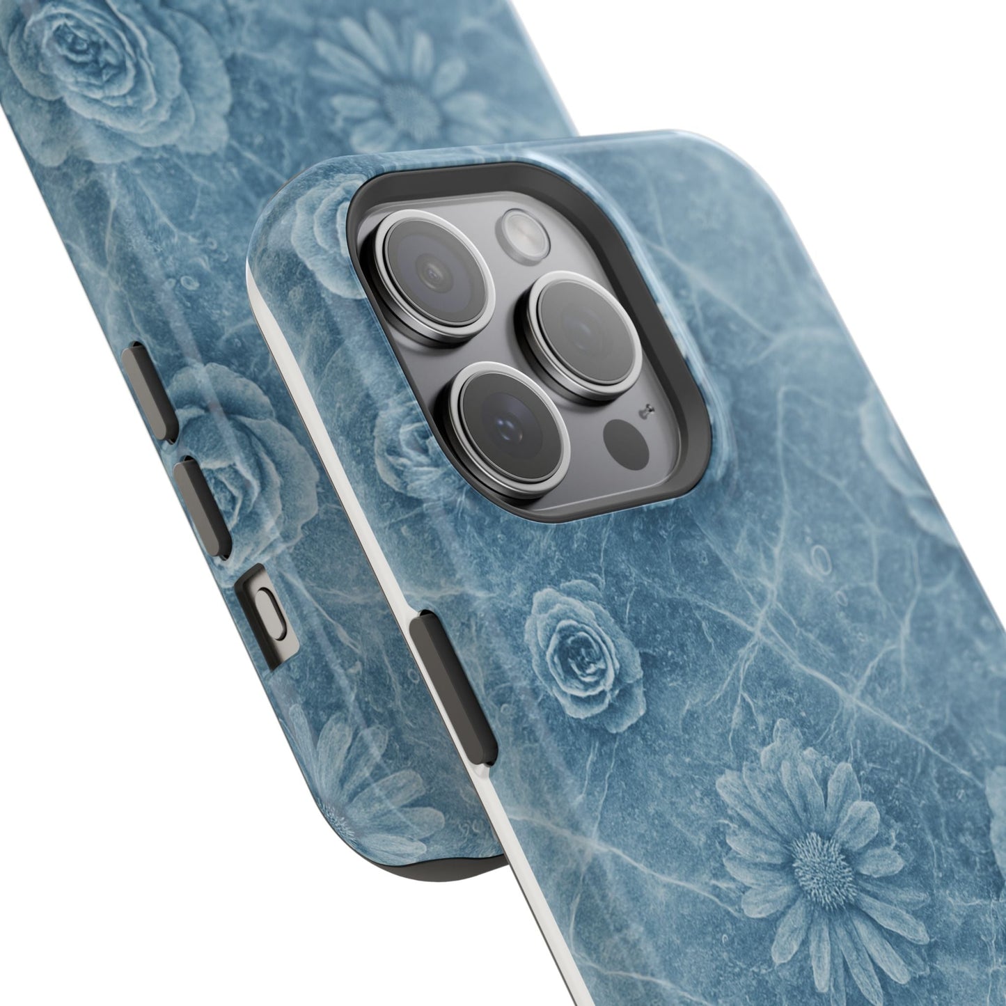 Frozen Flower Impact-Resistant iPhone Case — MagSafe Compatible  Shamo's