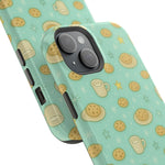 Cookie & Coffee Pattern Tough iPhone Case — Impact-Resistant  Shamo's