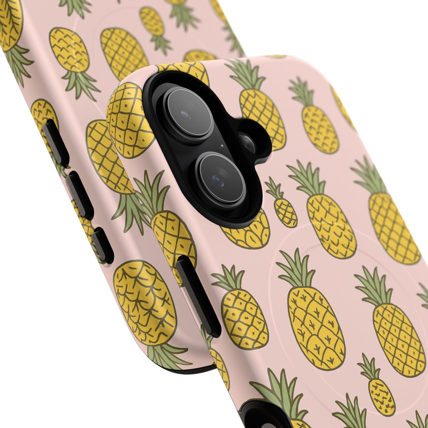 Pineapple Pattern Fruit Case for iPhone | MagSafe Compatible