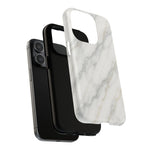 Classic White Marble iPhone Case with MagSafe - Shamo's